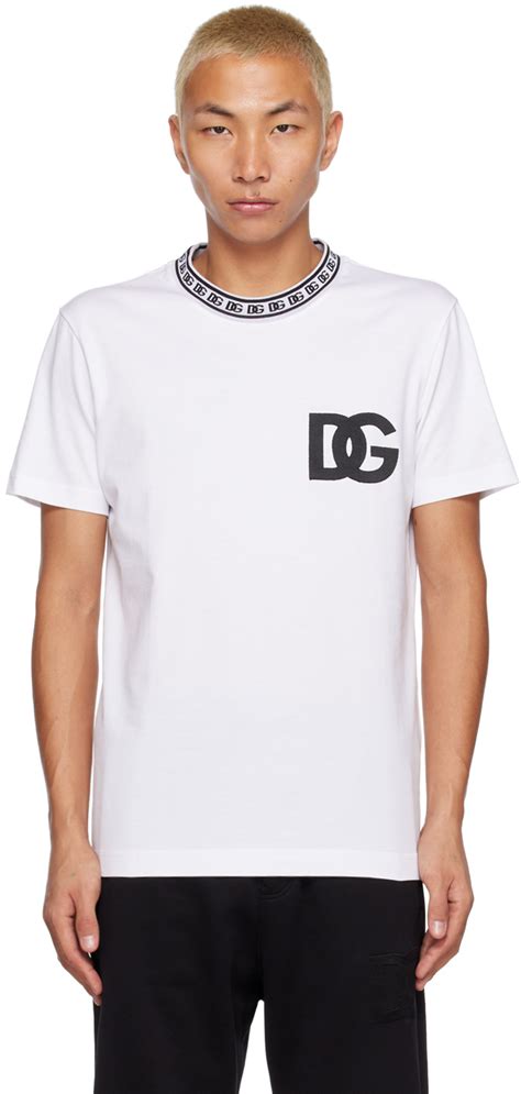 t shirt dolce gabbana blanc|More.